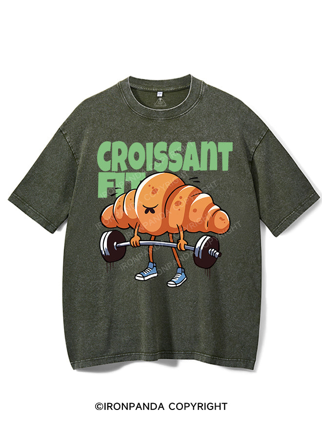 CROISSANT FIT VINTAGE GYM SHIRT