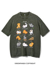 CAT YOGA VINTAGE GYM SHIRT