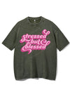 STRESSED BUT BLESSED VINTAGE GYM SHIRT