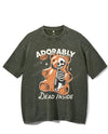 ADORABLY CUTE DEAD INSIDE VINTAGE GYM SHIRT