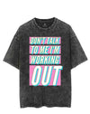 DON'T TALK TO ME I'M WORKING OUT VINTAGE GYM SHIRT