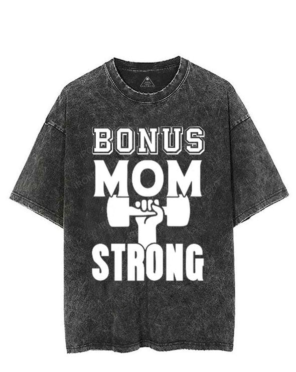 BONUS MOM STRONG VINTAGE GYM SHIRT