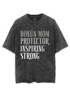 Bonus Mom Protector Inspiring Strong VINTAGE GYM SHIRT