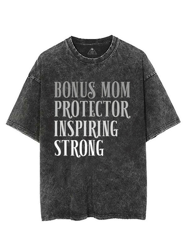 Bonus Mom Protector Inspiring Strong VINTAGE GYM SHIRT