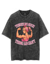 There's no such thing as can't VINTAGE GYM SHIRT