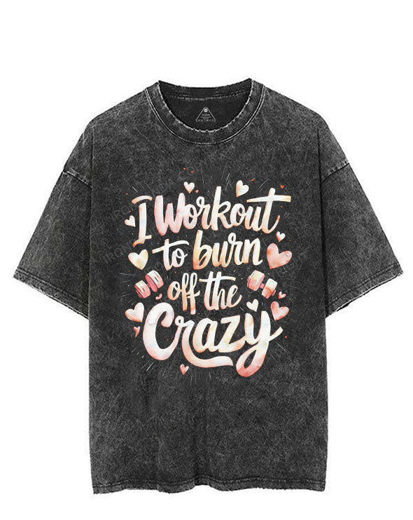 I workout to burn off the crazy VINTAGE GYM SHIRT