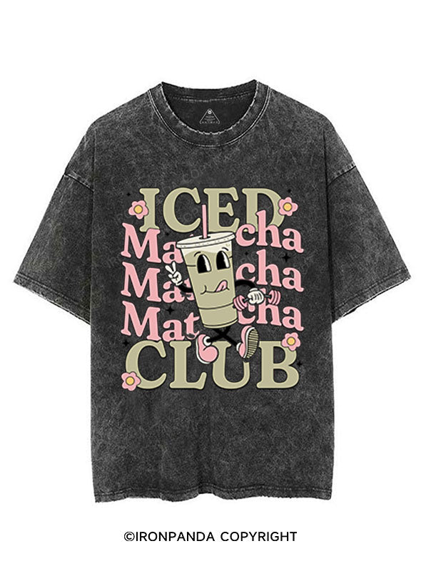 Iced Matcha Club VINTAGE GYM SHIRT