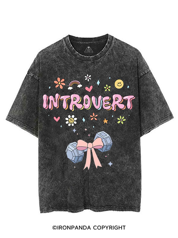 Introvert VINTAGE GYM SHIRT