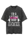 I'm a lifting bonus mom VINTAGE GYM SHIRT