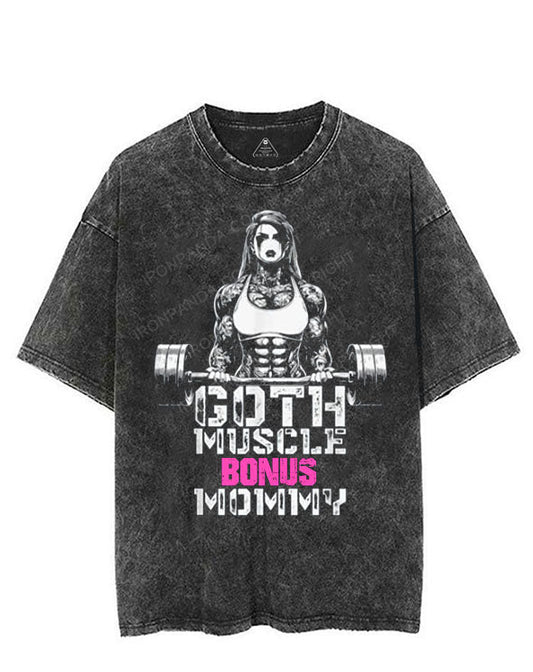 Goth Muscle Bonus Mommy VINTAGE GYM SHIRT