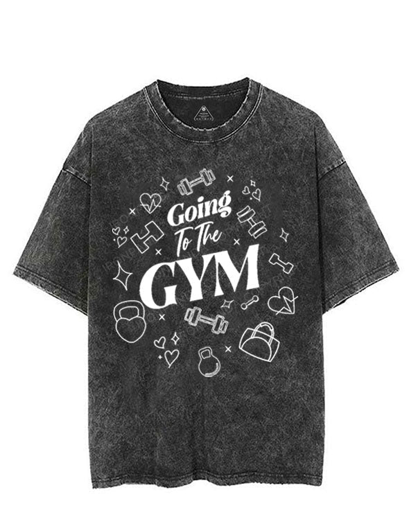 GOING TO THE GYM VINTAGE GYM SHIRT