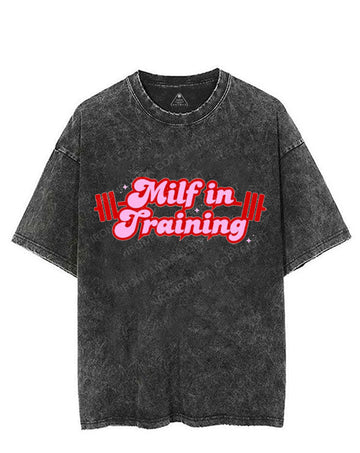 MILF IN TRAINING VINTAGE GYM SHIRT
