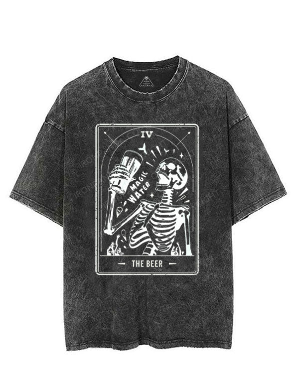 THE BEER MAGIC WATER VINTAGE GYM SHIRT
