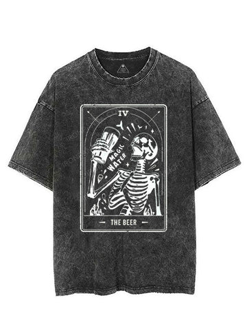 THE BEER MAGIC WATER VINTAGE GYM SHIRT