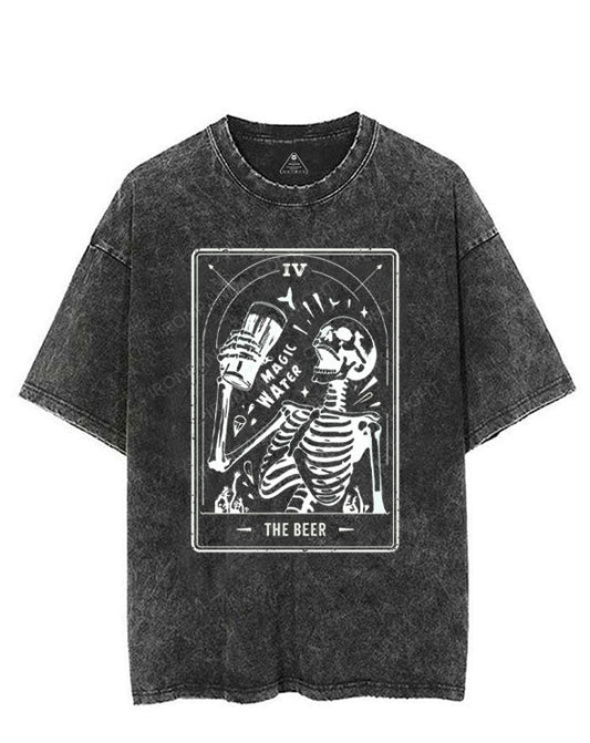 THE BEER MAGIC WATER VINTAGE GYM SHIRT