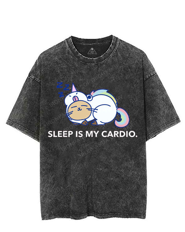 SLEEP IS MY CARDIO VINTAGE GYM SHIRT