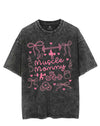MUSCLE Mom  PINK VINTAGE GYM SHIRT