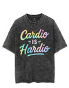 CARDIO IS HARDIO VINTAGE GYM SHIRT