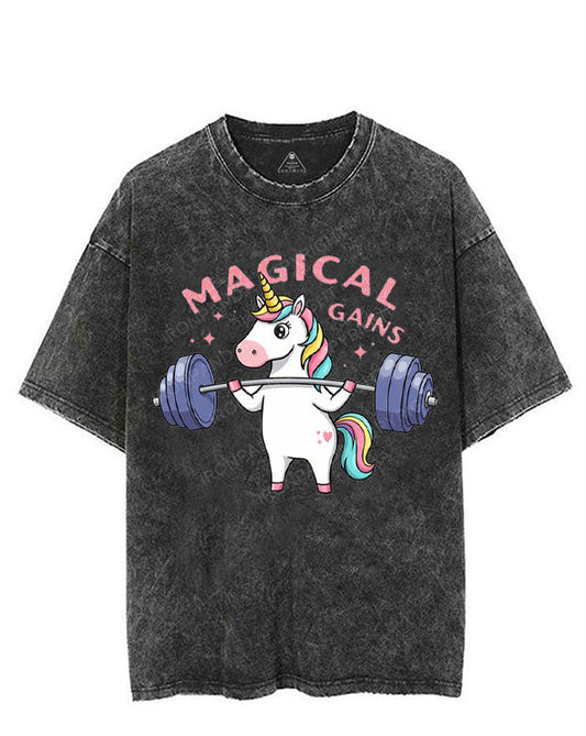 MAGICAL GAINS VINTAGE GYM SHIRT