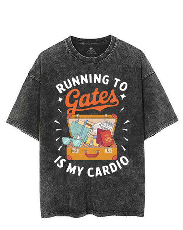 RUNNING TO GATES IS MY CARDIO VINTAGE GYM SHIRT