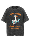 LOCAL MUSCLE SILLY GOOSE GYM MEMBER VINTAGE GYM SHIRT