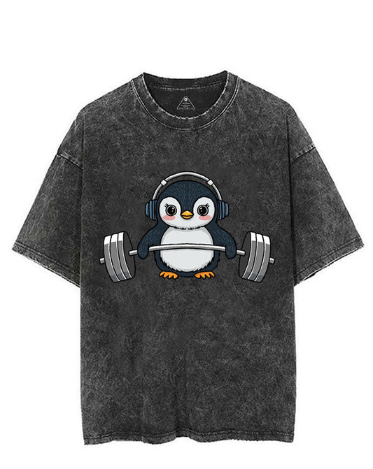 SWOLE & SOUNDTRACKED VINTAGE GYM SHIRT