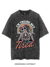 I'M TRYING BUT I'M VERY TIRED VINTAGE GYM SHIRT