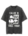 CALLIN' IN THICC TODAY VINTAGE GYM SHIRT