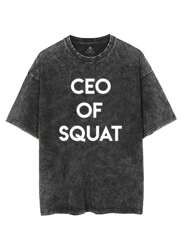 CEO OF SQUAT VINTAGE GYM SHIRT