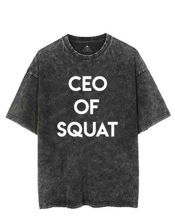 CEO OF SQUAT VINTAGE GYM SHIRT
