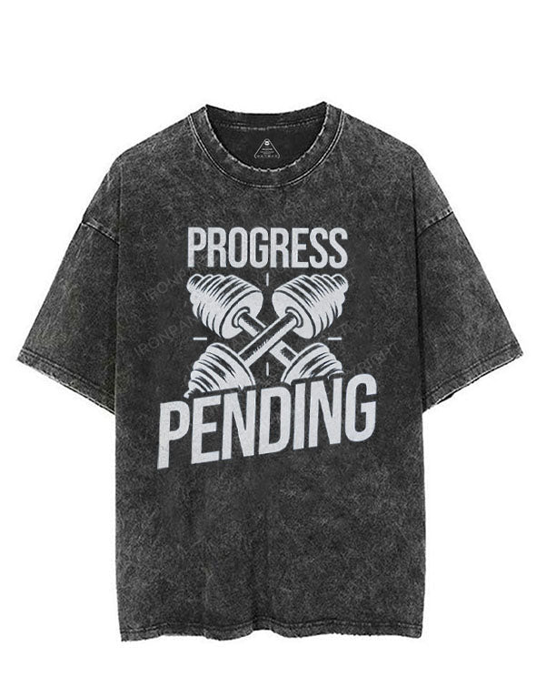 PROGRESS PENDING VINTAGE GYM SHIRT