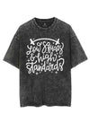 LOW SQUATS & HIGH STANDARDS VINTAGE GYM SHIRT