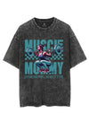 MUSCLE Mom  EMPOWERING MOMS ONE REP AT A TIME VINTAGE GYM SHIRT