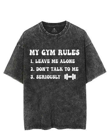 MY GYM RULES VINTAGE GYM SHIRT