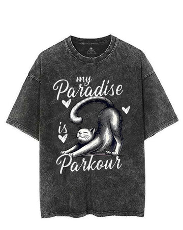 MY PARADISE IS PARKOUT VINTAGE GYM SHIRT