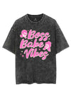 BOSS BABE VIBES VINTAGE GYM SHIRT