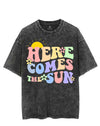 HERE COMES THE SUN VINTAGE GYM SHIRT