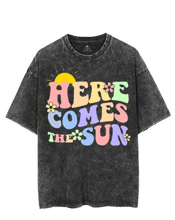 HERE COMES THE SUN VINTAGE GYM SHIRT