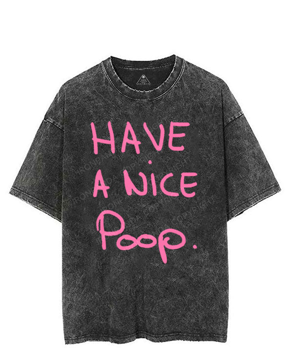 HAVE A NICE POOP VINTAGE GYM SHIRT