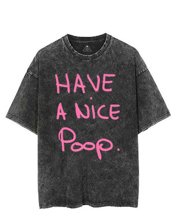 HAVE A NICE POOP VINTAGE GYM SHIRT