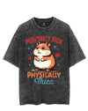 MENTALLY SICK PHYSICALLY THICC VINTAGE GYM SHIRT