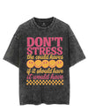 DON'T STRESS THE COULD HAVES IF IT SHOULD HAVE IT WOULD HAVE VINTAGE GYM SHIRT