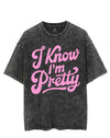 I KNOW I'M PRETTY VINTAGE GYM SHIRT