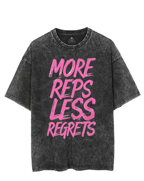 MORE REPS LESS REGRETS VINTAGE GYM SHIRT