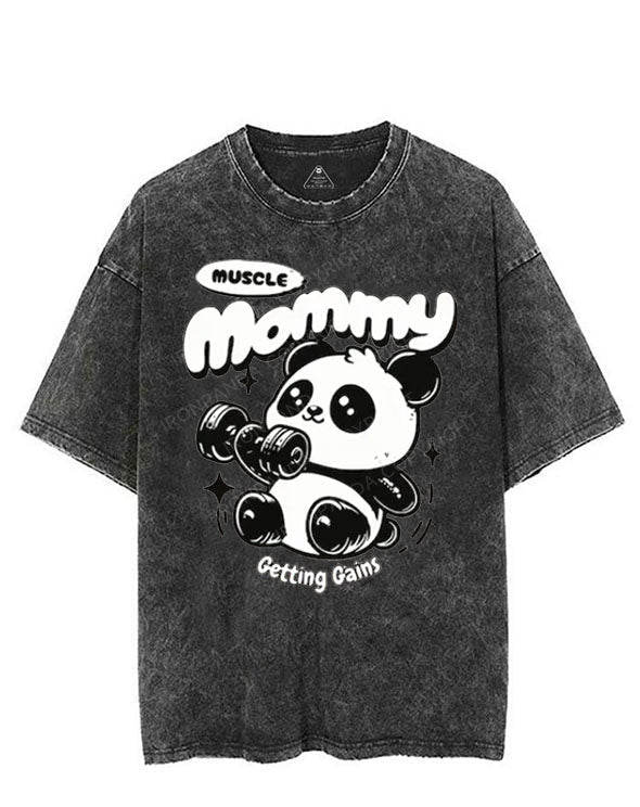 MUSCLE Mom  GETTING GAINS VINTAGE GYM SHIRT