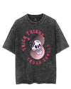 THICK THIGHS CRUSH SKULLS VINTAGE GYM SHIRT