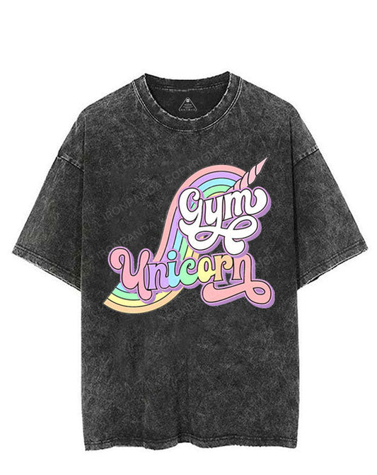 GYM UNICORN VINTAGE GYM SHIRT