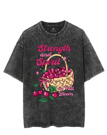 STRENGTH AND SPIRIT IN FULL BLOOM VINTAGE GYM SHIRT