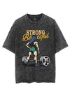 STRONG IS BEAUTIFUL VINTAGE GYM SHIRT