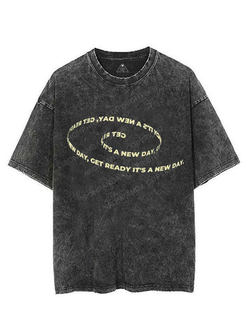 GET READY IT'S A NEW DAY VINTAGE GYM SHIRT